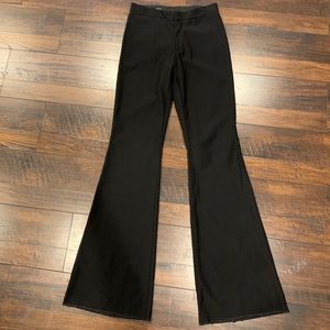 Vintage Gucci flare bottom black pants